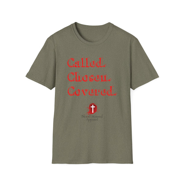 Called. Chosen. Covered. | Unisex Softstyle T-Shirt