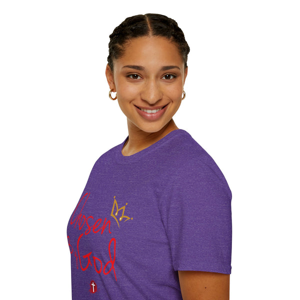 Chosen By God | Unisex Softstyle T-Shirt - Faith-Inspired Apparel for Everyday Wear