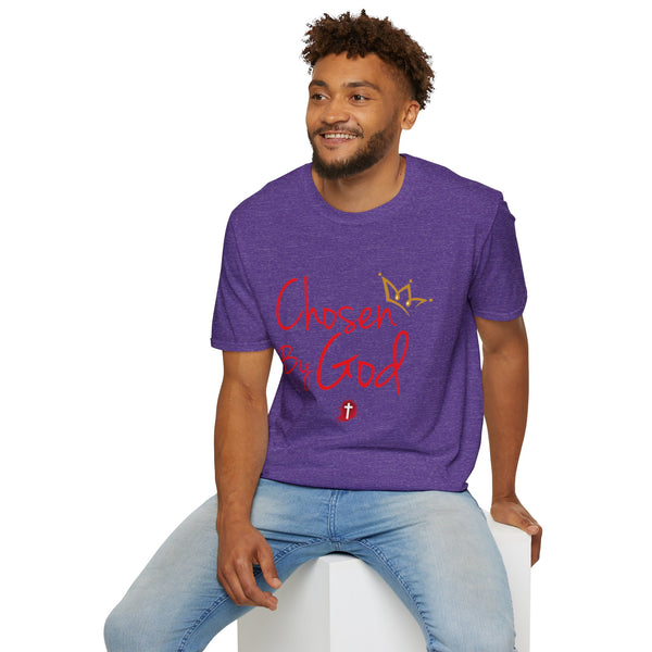 Chosen By God | Unisex Softstyle T-Shirt - Faith-Inspired Apparel for Everyday Wear