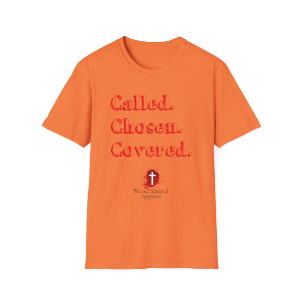 Called. Chosen. Covered. | Unisex Softstyle T-Shirt