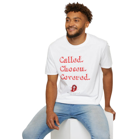 Called. Chosen. Covered. | Unisex Softstyle T-Shirt