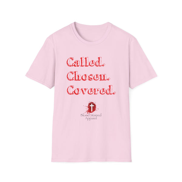 Called. Chosen. Covered. | Unisex Softstyle T-Shirt