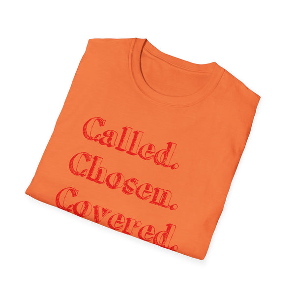 Called. Chosen. Covered. | Unisex Softstyle T-Shirt