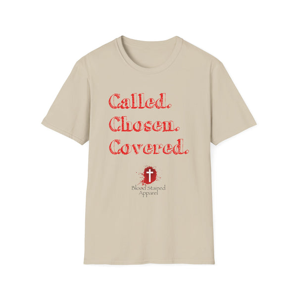 Called. Chosen. Covered. | Unisex Softstyle T-Shirt